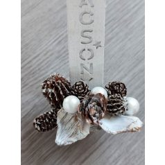 Karácsony feliratos asztaldísz