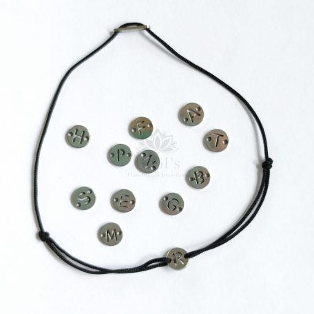 Monogramos karkötő -Acèl