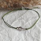 Hangjegy Minimál karkötő - Nemesacél 