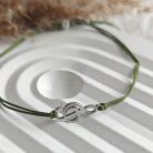 Hangjegy Minimál karkötő - Nemesacél 