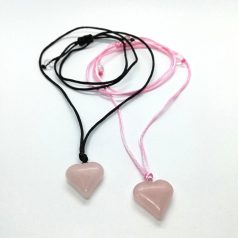 Love rózsakvarc minimàl nyaklánc