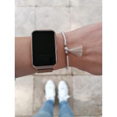 MIGI Pearl White bojtos karkötő 