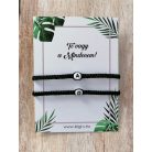 Páros karkötő - Monogramos Macrame KIFUTÓ