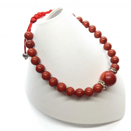 Damen Karkötő Vörös Jáspis-Korall