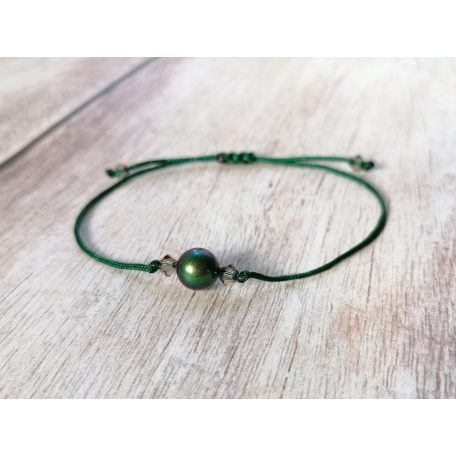 Swarovski Angel Pearl karkötő - Green "mini" 