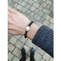 Damen karkötő Ónix-Howlit (Új)