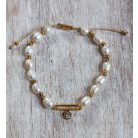 OJO Gold and pearl karkötő 