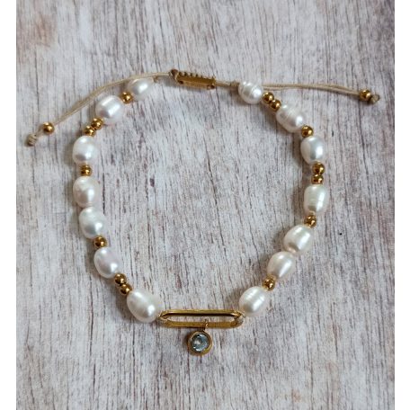 OJO Gold and pearl karkötő 