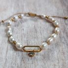 OJO Gold and pearl karkötő 