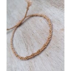 Spun Beige & Gold karkötő 