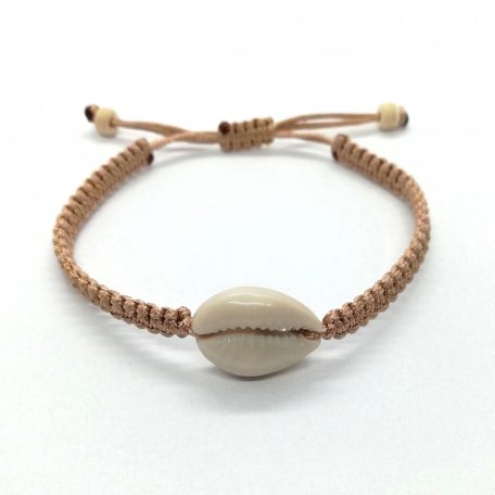 Navy macrame karkötő