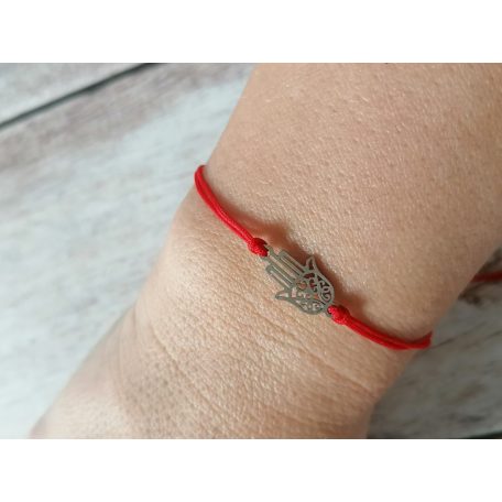 Fatima Keze Védelmező karkötő - Nemesacél (mini)