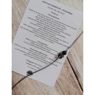 Segítő Angyal minimál karkötő -