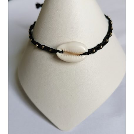 Spun Shell Black & Gold karkötő 