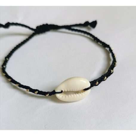 Spun Shell Black & Gold karkötő 