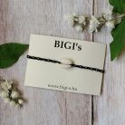 Spun Shell Black & Gold karkötő 