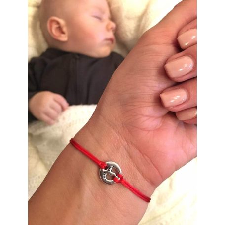 Védelmező piros karkötő kabbala