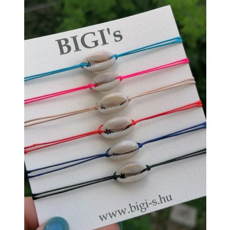 Shell kagyló karkötő minimál stílus