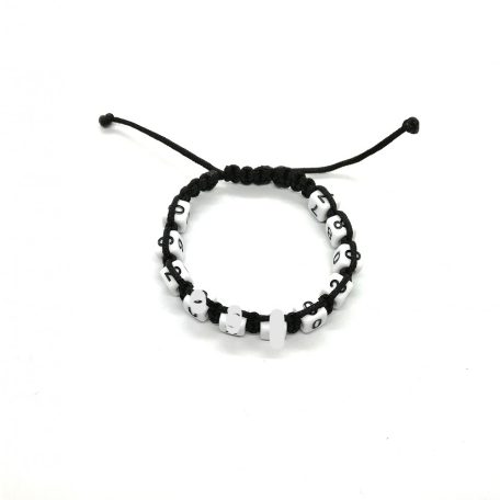 Telefonszámos macrame karkötő