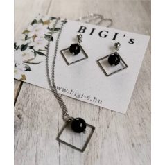Geometric SQUARE BLACK szett