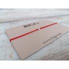 Védelmező piros karkötő kabbala