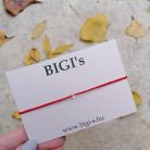 Védelmező piros karkötő kabbala