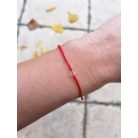 Védelmező piros karkötő kabbala