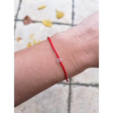 Védelmező piros karkötő kabbala