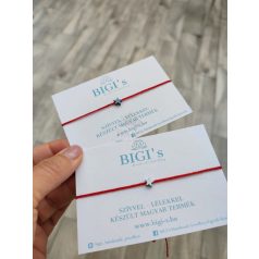 Védelmező piros karkötő kabbala