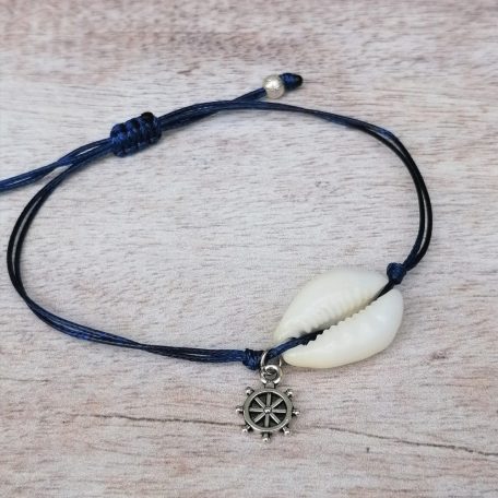 Shell karkötő navy stílusban