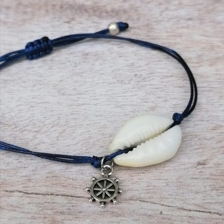 Shell karkötő navy stílusban