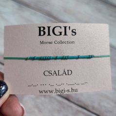 MORSE - CSALÁD karkötő 