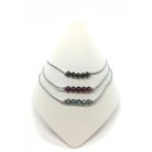 Minimal Design Swarovski crystal karkötő