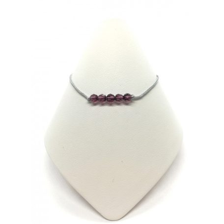 Minimal Design Swarovski crystal karkötő