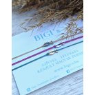 HAL Minimál karkötő - Nemesacél 