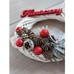 Karácsony feliratos ajtódísz