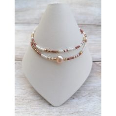 MIGI Pearl "L" - Bronz karkötő 