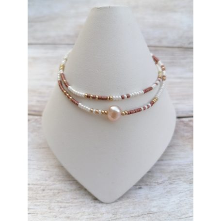 MIGI Pearl "L" - Bronz karkötő 