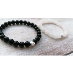 Black & White DUO ásvàny karkötő