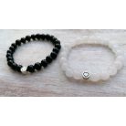 Black & White DUO ásvàny karkötő