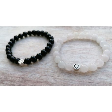 Black & White DUO ásvàny karkötő