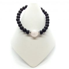 Damen karkotő Ónix-Rózsakvarc