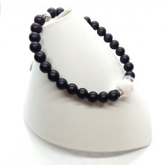 Damen karkotő Ónix-Rózsakvarc