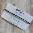 MORSE - I LOVE YOU férfi karkötő (simple) 