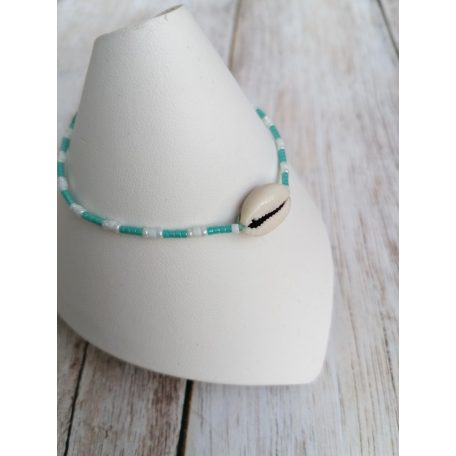 Shell AZUL türkiz kagylós karkötő 