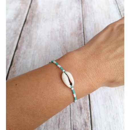 Shell AZUL türkiz kagylós karkötő 