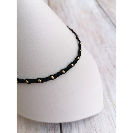 SPUN Black&Gold karkötő fonott minimálsílus